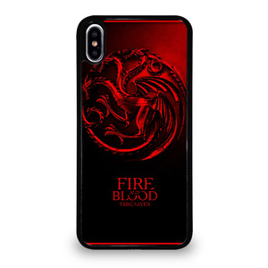 FIRE ANG BLOOD TARGARYEN iPhone XS Max Case Cover FIRE ANG BLOOD TARGARYEN iPhone XS Max Case Cover