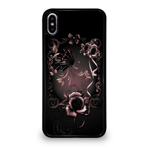 Gothic Rose Flower iPhone XS Max Case Cover Gothic Rose Flower iPhone XS Max Case Cover