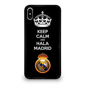 KEEP CALM AND HALA MADRID iPhone XS Max Case Cover KEEP CALM AND HALA MADRID iPhone XS Max Case Cover
