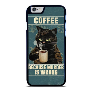 Cat n Coffee iPhone 6 / 6S Case Cover Cat n Coffee iPhone 6 / 6S Case Cover