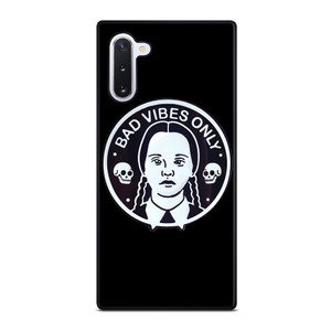 BAD VIBES ONLY WEDNESDAY ADDAMS Samsung Galaxy Note 10 5G Case Cover BAD VIBES ONLY WEDNESDAY ADDAMS Samsung Galaxy Note 10 5G Case Cover