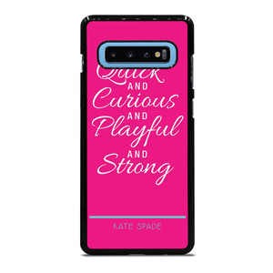 SHE IS KATE SPADE Samsung Galaxy S10 Plus Case Cover SHE IS KATE SPADE Samsung Galaxy S10 Plus Case Cover
