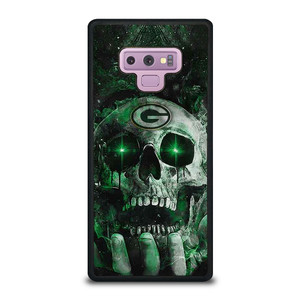 Green Bay Skull On Hand Samsung Galaxy Note 9 Case Cover Green Bay Skull On Hand Samsung Galaxy Note 9 Case Cover