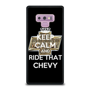 KEEP CALM AND RIDE THAT CHEVY Samsung Galaxy Note 9 Case Cover KEEP CALM AND RIDE THAT CHEVY Samsung Galaxy Note 9 Case Cover