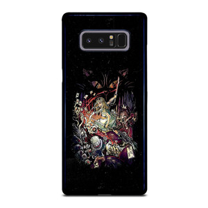 Black Zombie Alice In Wonderland Samsung Galaxy Note 8 Case Cover Black Zombie Alice In Wonderland Samsung Galaxy Note 8 Case Cover
