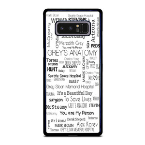 GREY'S ANATOMY STORY Samsung Galaxy Note 8 Case Cover GREY'S ANATOMY STORY Samsung Galaxy Note 8 Case Cover