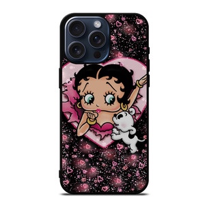 Betty Boop Pink iPhone 15 Pro Max Case Cover Betty Boop Pink iPhone 15 Pro Max Case Cover