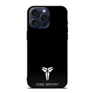 BLACK MAMBA LOGO KOBE BRYANT iPhone 15 Pro Max Case Cover BLACK MAMBA LOGO KOBE BRYANT iPhone 15 Pro Max Case Cover