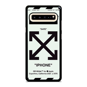 Off White Time Date Samsung Galaxy S10 5G Case Cover Off White Time Date Samsung Galaxy S10 5G Case Cover