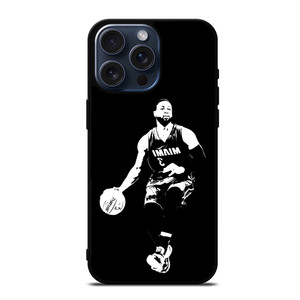 Dwyane Wade Miami Heat Action iPhone 15 Pro Max Case Cover Dwyane Wade Miami Heat Action iPhone 15 Pro Max Case Cover