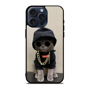Hype Beast Cat iPhone 15 Pro Max Case Cover Hype Beast Cat iPhone 15 Pro Max Case Cover
