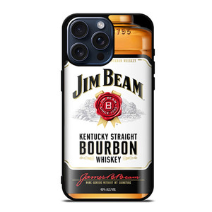 Jim Beam Bottle iPhone 15 Pro Max Case Cover Jim Beam Bottle iPhone 15 Pro Max Case Cover