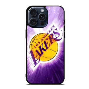 LA LAKERS iPhone 15 Pro Max Case Cover LA LAKERS iPhone 15 Pro Max Case Cover