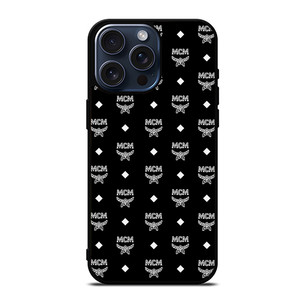 MCM Worldwide Black Wallpaper iPhone 15 Pro Max Case Cover MCM Worldwide Black Wallpaper iPhone 15 Pro Max Case Cover