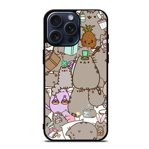 Pusheen Cartoon Collage iPhone 15 Pro Max Case Cover Pusheen Cartoon Collage iPhone 15 Pro Max Case Cover