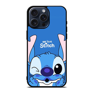 The Cute Stitch Cartoon Galaxy iPhone 15 Pro Max Case Cover The Cute Stitch Cartoon Galaxy iPhone 15 Pro Max Case Cover