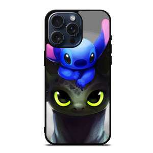 Toothless And Stitch Paint iPhone 15 Pro Max Case Cover Toothless And Stitch Paint iPhone 15 Pro Max Case Cover