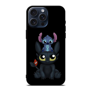 Toothless And Stitch iPhone 15 Pro Max Case Cover Toothless And Stitch iPhone 15 Pro Max Case Cover