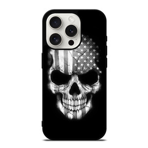 AMERICAN FLAG PUNISHER SKUL iPhone 15 Pro Case Cover AMERICAN FLAG PUNISHER SKUL iPhone 15 Pro Case Cover