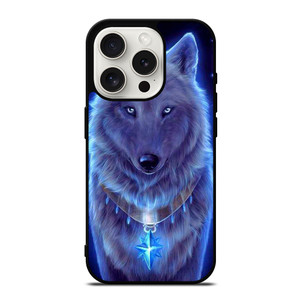 Blue Eye Gray Fantasy Wolf iPhone 15 Pro Case Cover Blue Eye Gray Fantasy Wolf iPhone 15 Pro Case Cover