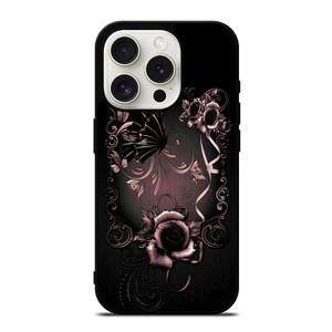 Gothic Rose Flower iPhone 15 Pro Case Cover Gothic Rose Flower iPhone 15 Pro Case Cover