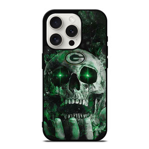 Green Bay Skull On Hand iPhone 15 Pro Case Cover Green Bay Skull On Hand iPhone 15 Pro Case Cover