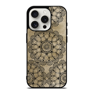 HENNA MANDALA DESIGN iPhone 15 Pro Case Cover HENNA MANDALA DESIGN iPhone 15 Pro Case Cover
