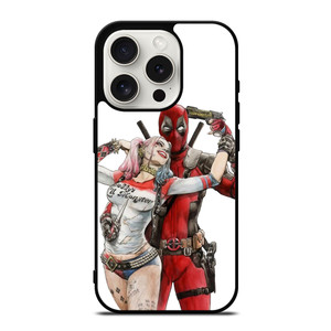Iconic Deadpool & Harley Quinn iPhone 15 Pro Case Cover Iconic Deadpool & Harley Quinn iPhone 15 Pro Case Cover