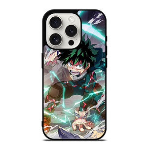Izuku Midoriya in My Hero Academia iPhone 15 Pro Case Cover Izuku Midoriya in My Hero Academia iPhone 15 Pro Case Cover