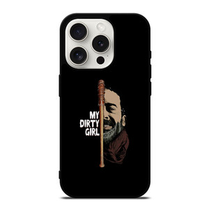 Negan & Lucille My Dirty Girl iPhone 15 Pro Case Cover Negan & Lucille My Dirty Girl iPhone 15 Pro Case Cover