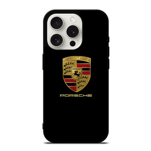 Porsche In Black Logo iPhone 15 Pro Case Cover Porsche In Black Logo iPhone 15 Pro Case Cover