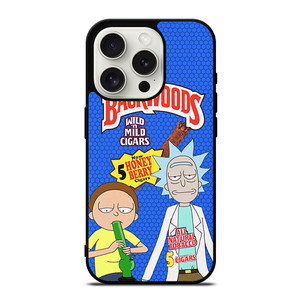 Rick And Morty Backwoods Cigars iPhone 15 Pro Case Cover Rick And Morty Backwoods Cigars iPhone 15 Pro Case Cover