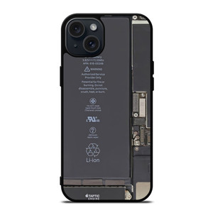 Apple Li-ion Battery Image iPhone 15 Plus Case Cover Apple Li-ion Battery Image iPhone 15 Plus Case Cover