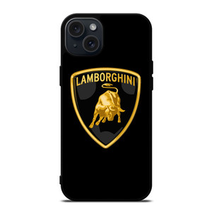 BLACK LAMBORGHINI iPhone 15 Plus Case Cover BLACK LAMBORGHINI iPhone 15 Plus Case Cover