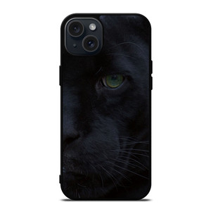 HALF FACE BLACK PANTHER iPhone 15 Plus Case Cover HALF FACE BLACK PANTHER iPhone 15 Plus Case Cover
