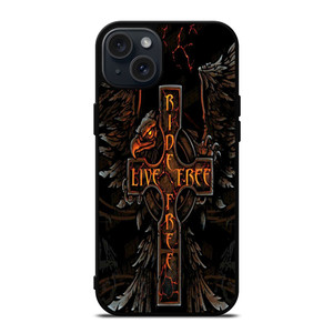 HARLEY RIDE LIVE FREE iPhone 15 Plus Case Cover HARLEY RIDE LIVE FREE iPhone 15 Plus Case Cover