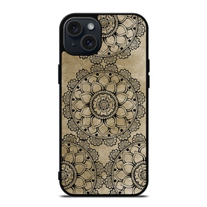 HENNA MANDALA DESIGN iPhone 15 Plus Case Cover HENNA MANDALA DESIGN iPhone 15 Plus Case Cover