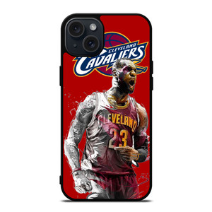 LEBRON JAMES CLEVELAND CAVALIERS iPhone 15 Plus Case Cover LEBRON JAMES CLEVELAND CAVALIERS iPhone 15 Plus Case Cover