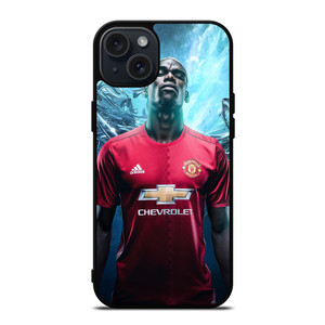 MANCHESTER UNITED PAUL POGBA iPhone 15 Plus Case Cover MANCHESTER UNITED PAUL POGBA iPhone 15 Plus Case Cover
