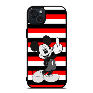 Mickey Mouse Middle Finger iPhone 15 Plus Case Cover Mickey Mouse Middle Finger iPhone 15 Plus Case Cover