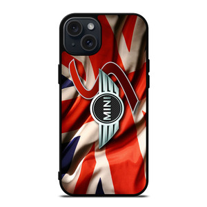 MINI COOPER LOGO FLAG iPhone 15 Plus Case Cover MINI COOPER LOGO FLAG iPhone 15 Plus Case Cover