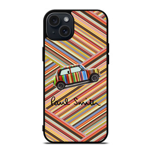Paul Smith Mini Cooper Stripe iPhone 15 Plus Case Cover Paul Smith Mini Cooper Stripe iPhone 15 Plus Case Cover