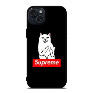 RIPNDIP SUPRE ME iPhone 15 Plus Case Cover RIPNDIP SUPRE ME iPhone 15 Plus Case Cover