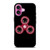 ALABAMA CRIMSON TIDE SPINER iPhone 16 Plus Case Cover ALABAMA CRIMSON TIDE SPINER iPhone 16 Plus Case Cover