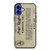 Readmission Ticket Print Walt Disney World iPhone 16 Case Cover Readmission Ticket Print Walt Disney World iPhone 16 Case Cover