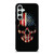 AMERICAN FLAG SKUL Samsung Galaxy S23 FE 5G Case Cover AMERICAN FLAG SKUL Samsung Galaxy S23 FE 5G Case Cover