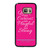 SHE IS KATE SPADE Samsung Galaxy S7 Case Cover SHE IS KATE SPADE Samsung Galaxy S7 Case Cover