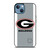 UNIVERSITY GEORGIA BULLDOGS iPhone 13 Case Cover UNIVERSITY GEORGIA BULLDOGS iPhone 13 Case Cover