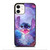 Stitch Cartoon Galaxy iPhone 12 Case Cover Stitch Cartoon Galaxy iPhone 12 Case Cover