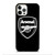ARSENAL BLACK LOGO iPhone 12 Pro Case Cover ARSENAL BLACK LOGO iPhone 12 Pro Case Cover
